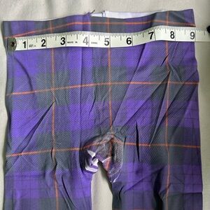 Zephyrs Australia Purple Plaid Opaque Tights (2–4 Years)